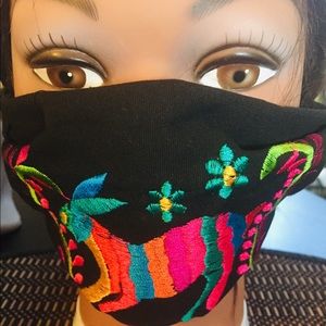“Authentic” Mexican embroidered handmade facemask